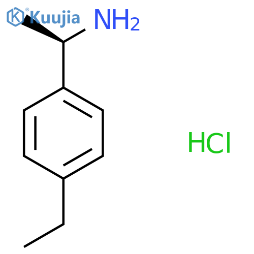 (1R)-1-(4-ethylphenyl)ethanamine;hydrochloride structure