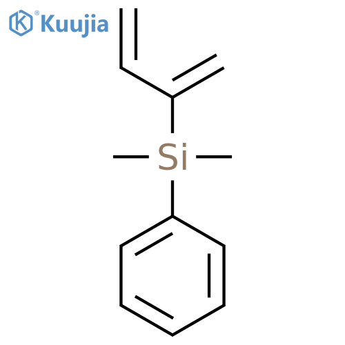Silane, dimethyl(1-methylene-2-propenyl)phenyl- structure