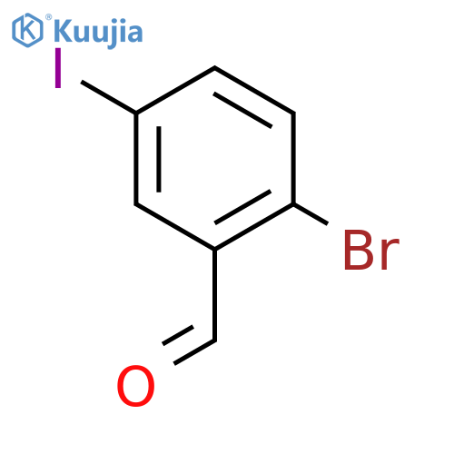2-Bromo-5-iodobenzaldehyde structure