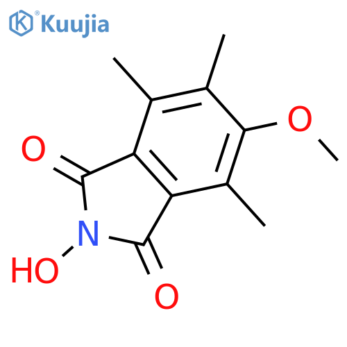 1H-Isoindole-1,3(2H)-dione, 2-hydroxy-5-methoxy-4,6,7-trimethyl- structure
