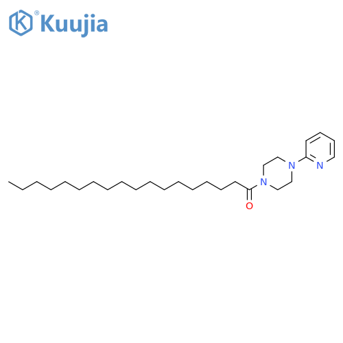 1-Octadecanone,1-[4-(2-pyridinyl)-1-piperazinyl]- structure