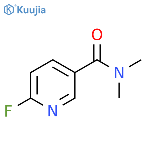 6-fluoro-N,N-dimethylpyridine-3-carboxamide structure
