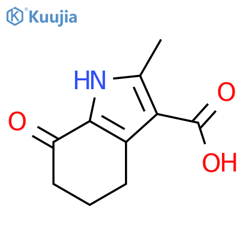 2-methyl-7-oxo-4,5,6,7-tetrahydro-1H-indole-3-carboxylic acid structure
