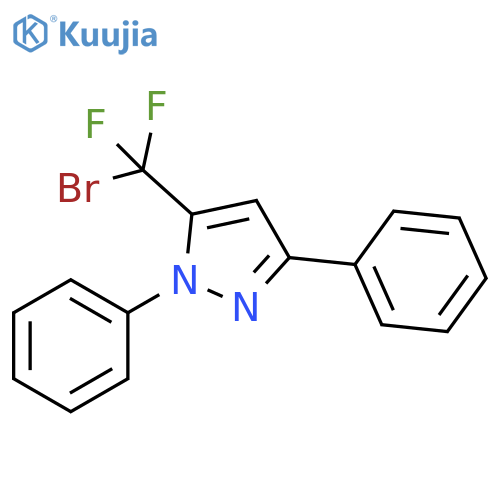 5-(Bromodifluoromethyl)-1,3-diphenyl-1H-pyrazole structure