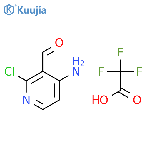 4-Amino-2-chloronicotinaldehyde 2,2,2-trifluoroacetate structure