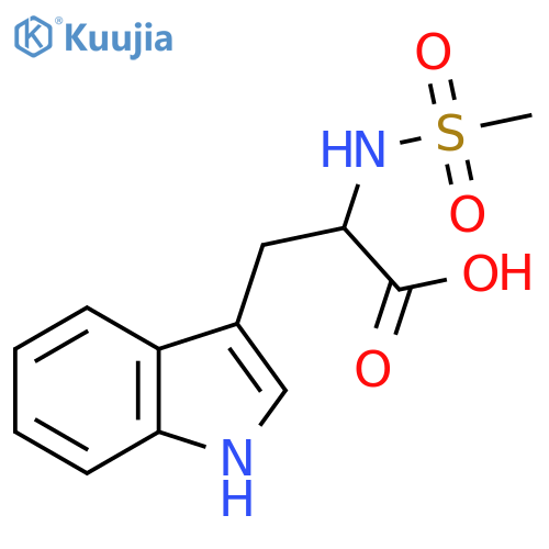 N-(Methylsulfonyl)tryptophan structure