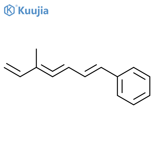Benzene, (5-methyl-1,3,4,6-heptatetraenyl)- structure