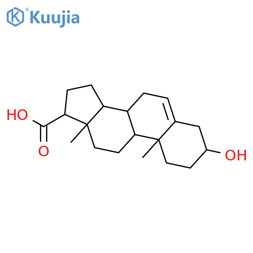 Androst-5-ene-17-carboxylicacid, 3-hydroxy-, (3b,17b)- structure