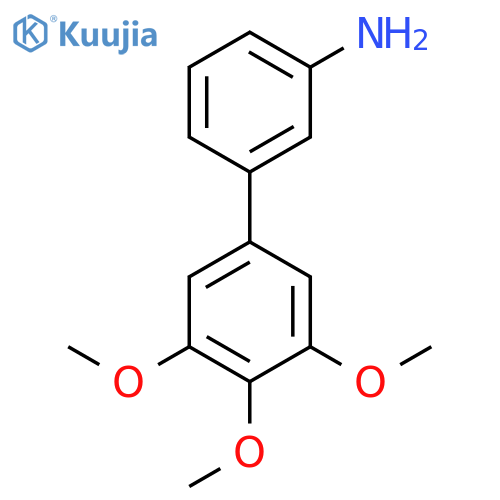 3',4',5'-Trimethoxy-biphenyl-3-ylamine structure