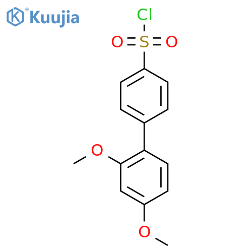 2'-4'-Dimethoxy-biphenyl-4-sulfonyl chloride structure