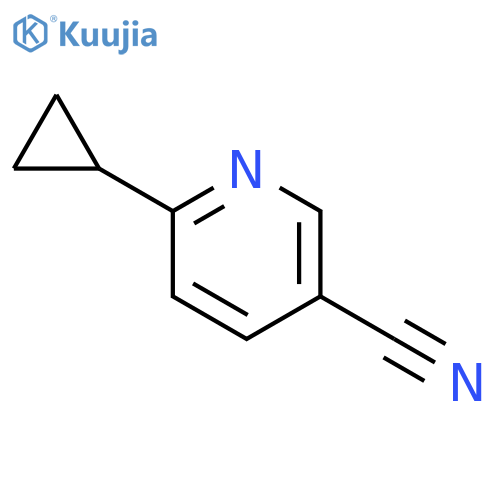 6-cyclopropylpyridine-3-carbonitrile structure