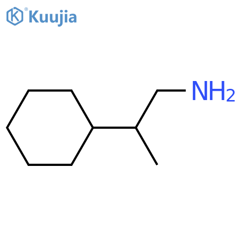 2-cyclohexylpropan-1-amine structure