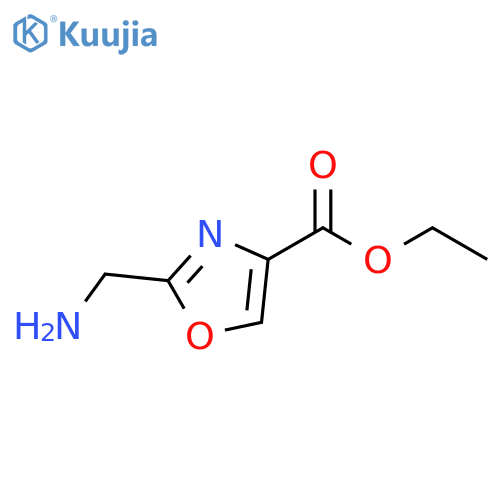 ethyl 2-(aminomethyl)-1,3-oxazole-4-carboxylate structure