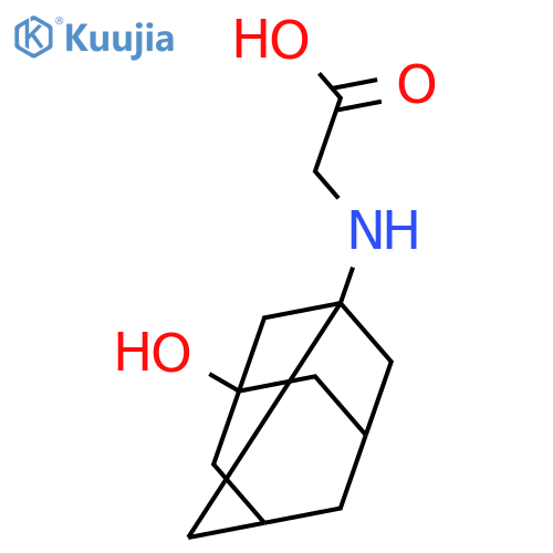 N-(3-Hydroxytricyclo3.3.1.13,7dec-1-yl)glycine structure