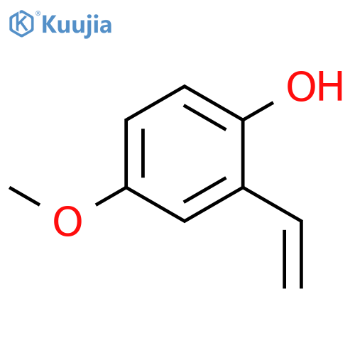 2-ethenyl-4-methoxyphenol structure
