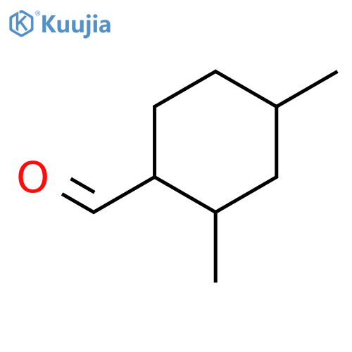 2,4-dimethylcyclohexane-1-carbaldehyde structure