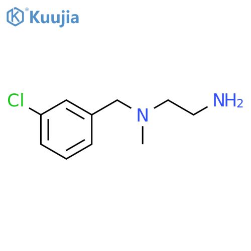 N1-(3-Chlorobenzyl)-N1-methylethane-1,2-diamine structure