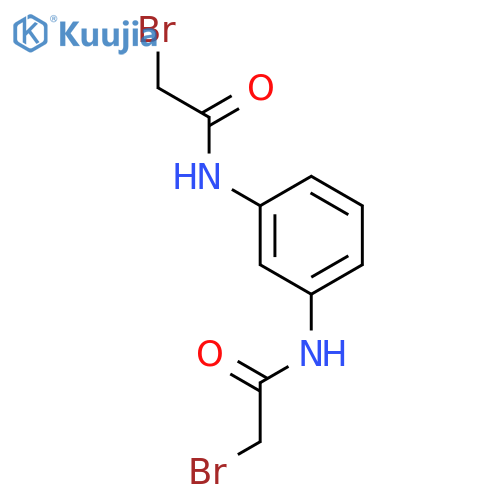 Acetamide, N,N'-1,3-phenylenebis[2-bromo- structure