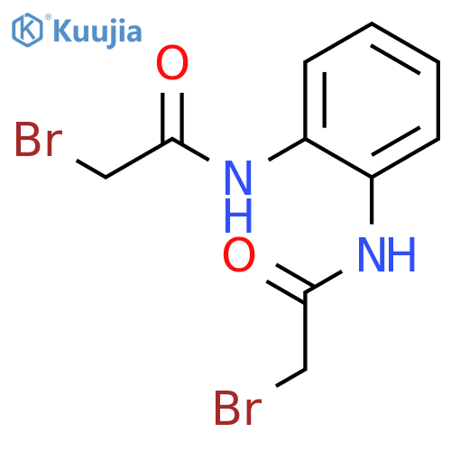 Acetamide, N,N'-1,2-phenylenebis[2-bromo- structure