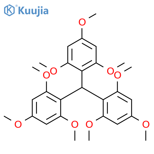 Benzene, 1,1',1''-methylidynetris[2,4,6-trimethoxy- structure