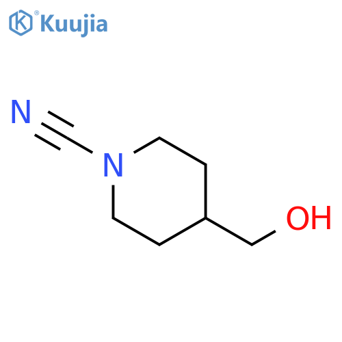 4-(Hydroxymethyl)Piperidine-1-Carbonitrile structure