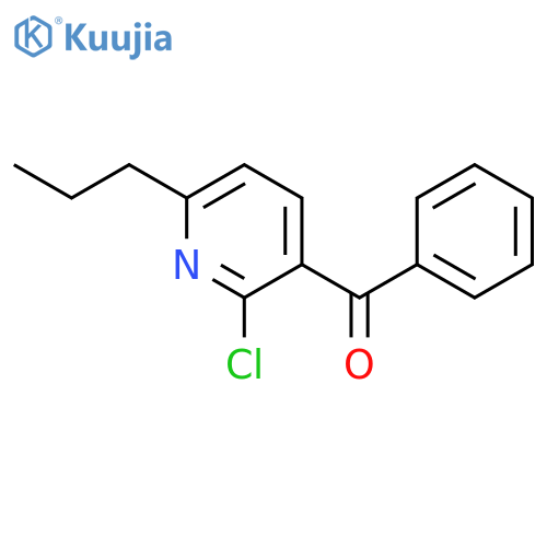 METHANONE, (2-CHLORO-6-PROPYL-3-PYRIDINYL)PHENYL- structure