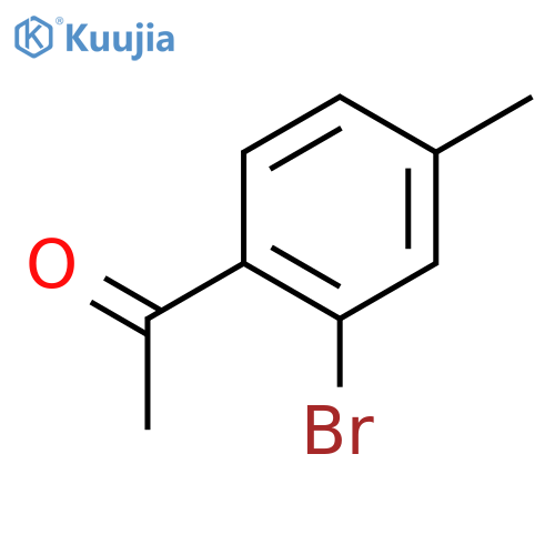1-(2-Bromo-4-methylphenyl)ethanone structure