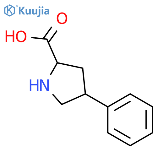 D-Proline,4-phenyl-, trans- (9CI) structure