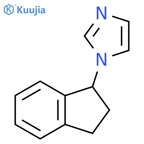 1-(2,3-dihydro-1H-inden-1-yl)-1H-Imidazole structure