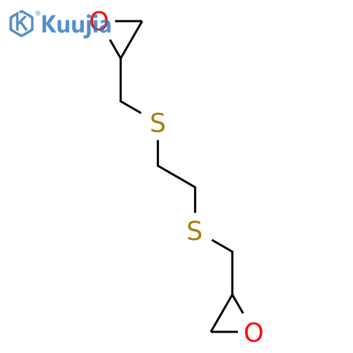 Oxirane, 2,2'-[1,2-ethanediylbis(thiomethylene)]bis- structure