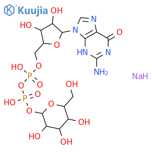GDP-D-glucose Disodium Salt structure