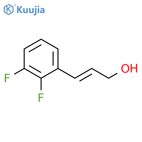 3-(2,3-difluorophenyl)prop-2-en-1-ol structure