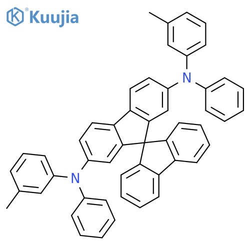 2,7-BisN-(m-tolyl)anilino-9,9'-spirobi9H-fluorene structure