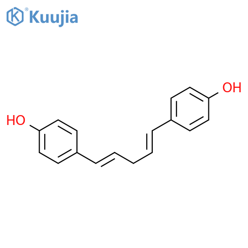 (Z,Z)-4,4'-(1,4-Pentadien-1,5-diyl)-diphenol structure