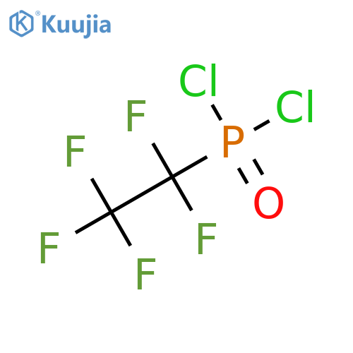 Pentafluoroethylphosphonic acid dichloride structure