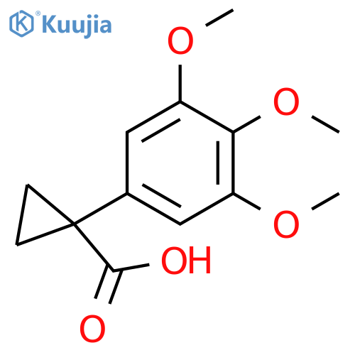 1-(3,4,5-Trimethoxyphenyl)cyclopropanecarboxylic Acid structure