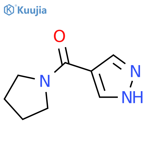 (1H-Pyrazol-4-yl)(pyrrolidin-1-yl)methanone structure