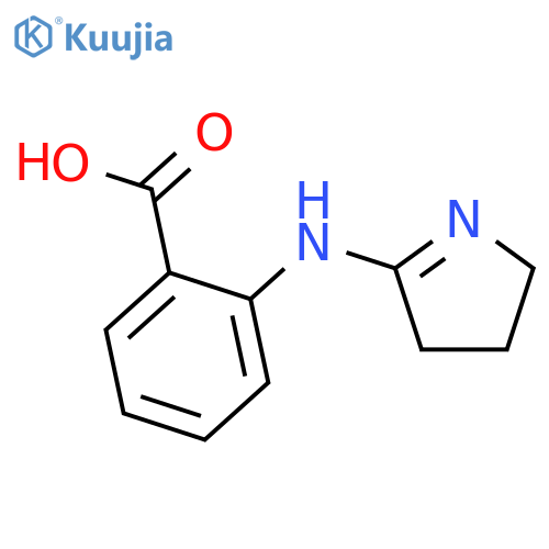 Benzoic acid,2-[(3,4-dihydro-2H-pyrrol-5-yl)amino]- structure