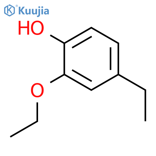 PHENOL, 2-ETHOXY-4-ETHYL- structure
