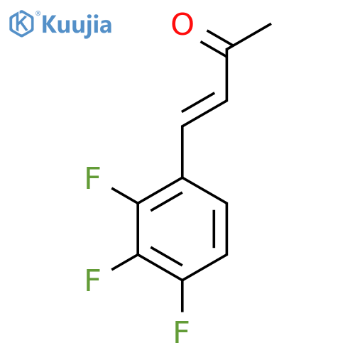 4-(2,3,4-trifluorophenyl)but-3-en-2-one structure