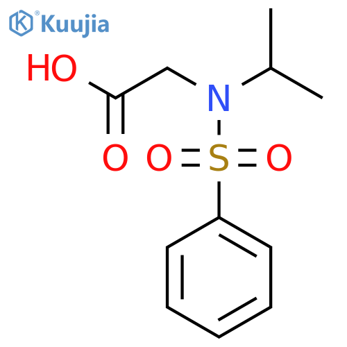 2-(N-Isopropylphenylsulfonamido)acetic acid structure