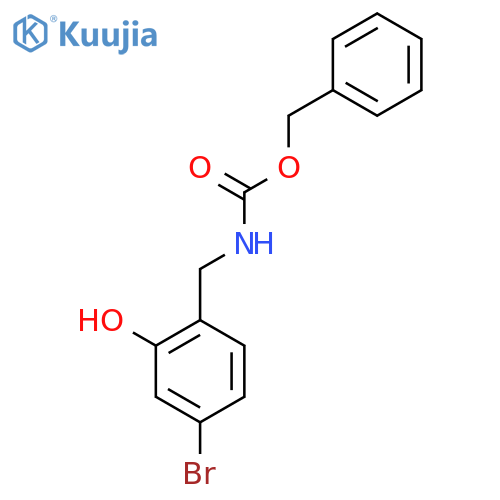 Benzyl 4-bromo-2-hydroxybenzylcarbamate structure