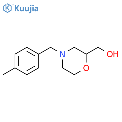 2-Morpholinemethanol, 4-[(4-methylphenyl)methyl]- structure