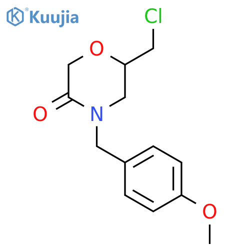6-(Chloromethyl)-4-(4-methoxybenzyl)morpholin-3-one structure