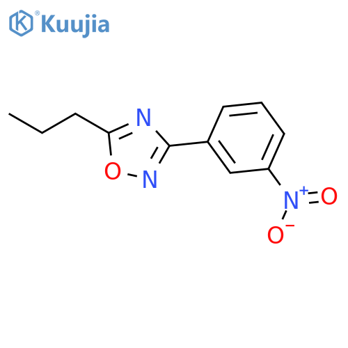 3-(3-Nitrophenyl)-5-propyl-1,2,4-oxadiazole structure