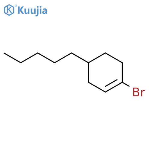 1-Bromo-4-pentylcyclohex-1-ene structure