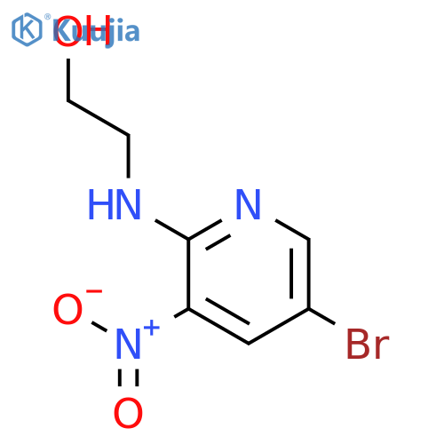 2-((5-Bromo-3-nitropyridin-2-yl)amino)ethanol structure