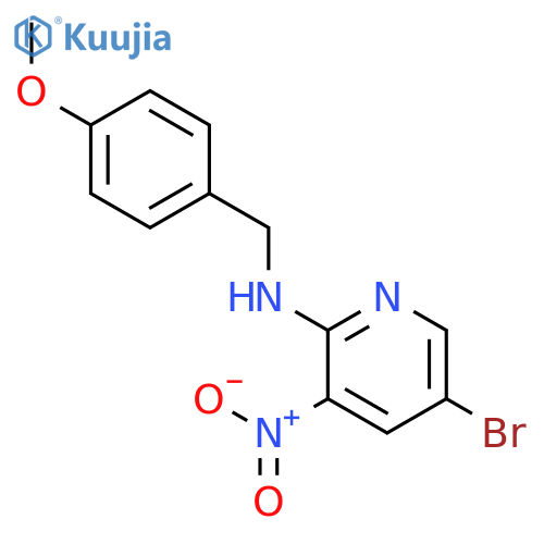 5-Bromo-N-(4-methoxybenzyl)-3-nitropyridin-2-amine structure