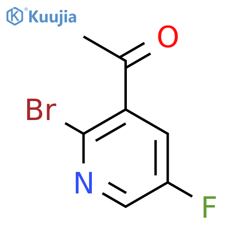 1-(2-Bromo-5-fluoropyridin-3-yl)ethanone structure
