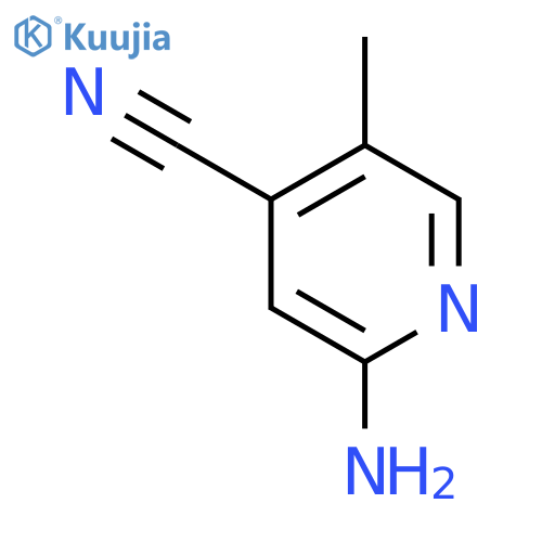 2-Amino-5-methyl-isonicotinonitrile structure